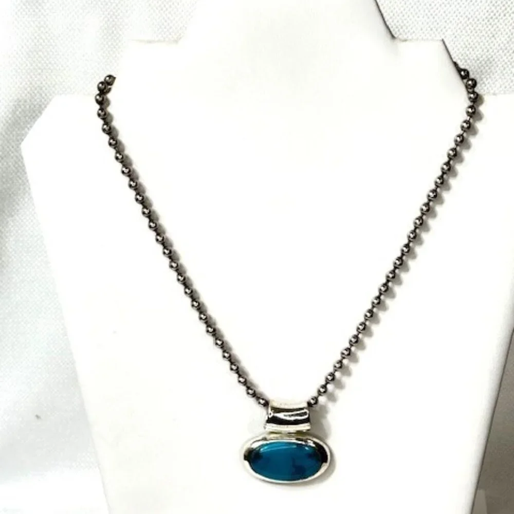 Alpaca silver and turquoise 18